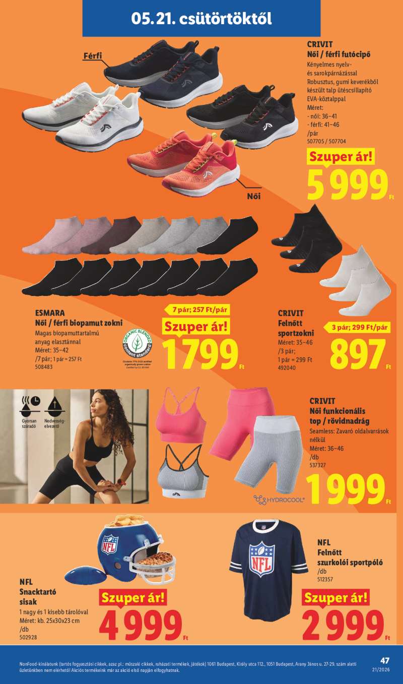 Lidl Érvényes 05.21-től 47 oldal