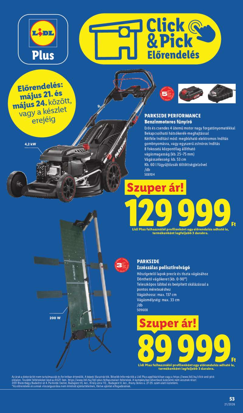 Lidl Érvényes 05.21-től 53 oldal