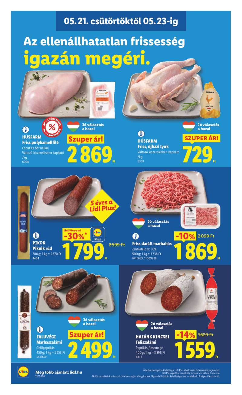 Lidl Érvényes 05.21-től 8 oldal