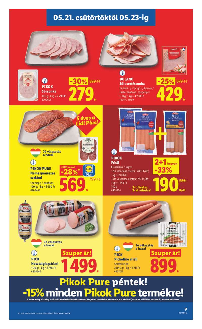 Lidl Érvényes 05.21-től 9 oldal