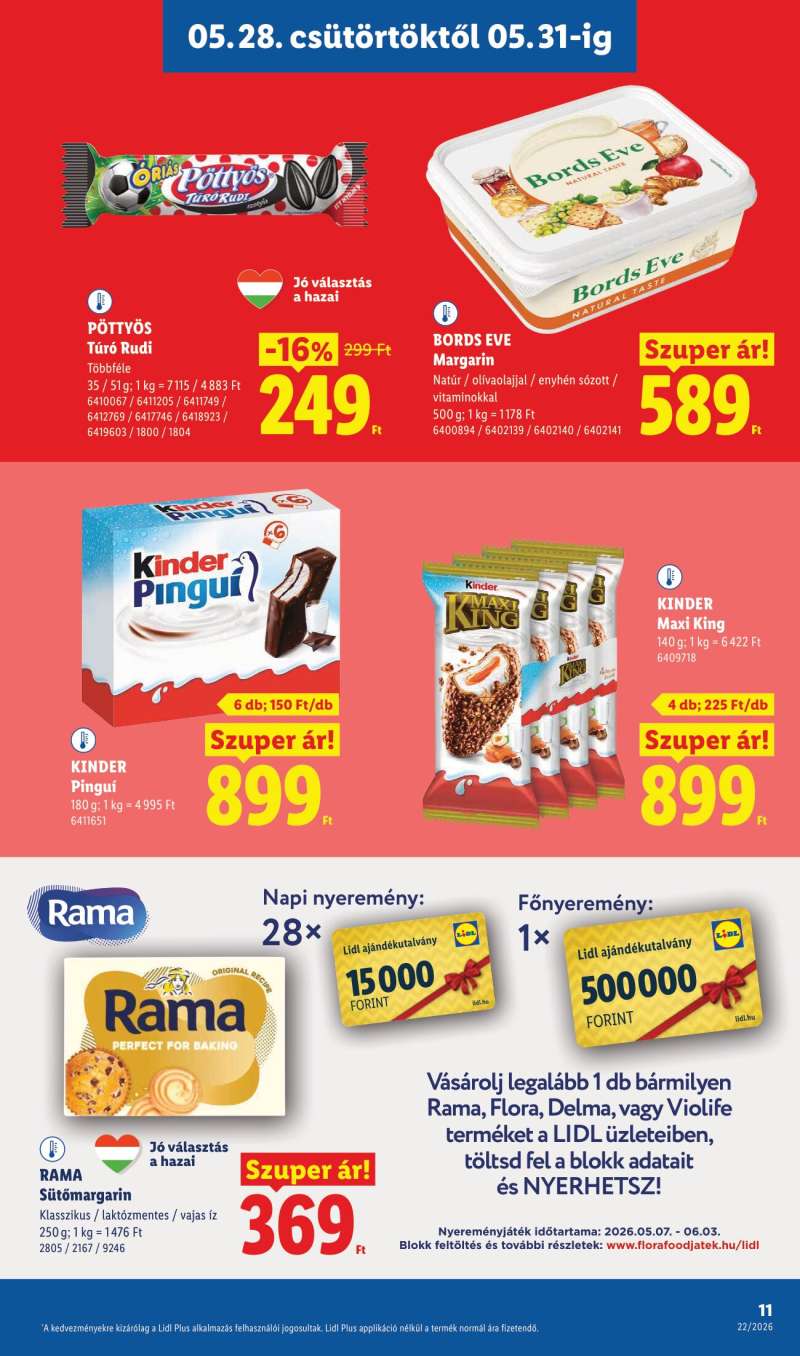 Lidl Akciós Újság 11 oldal