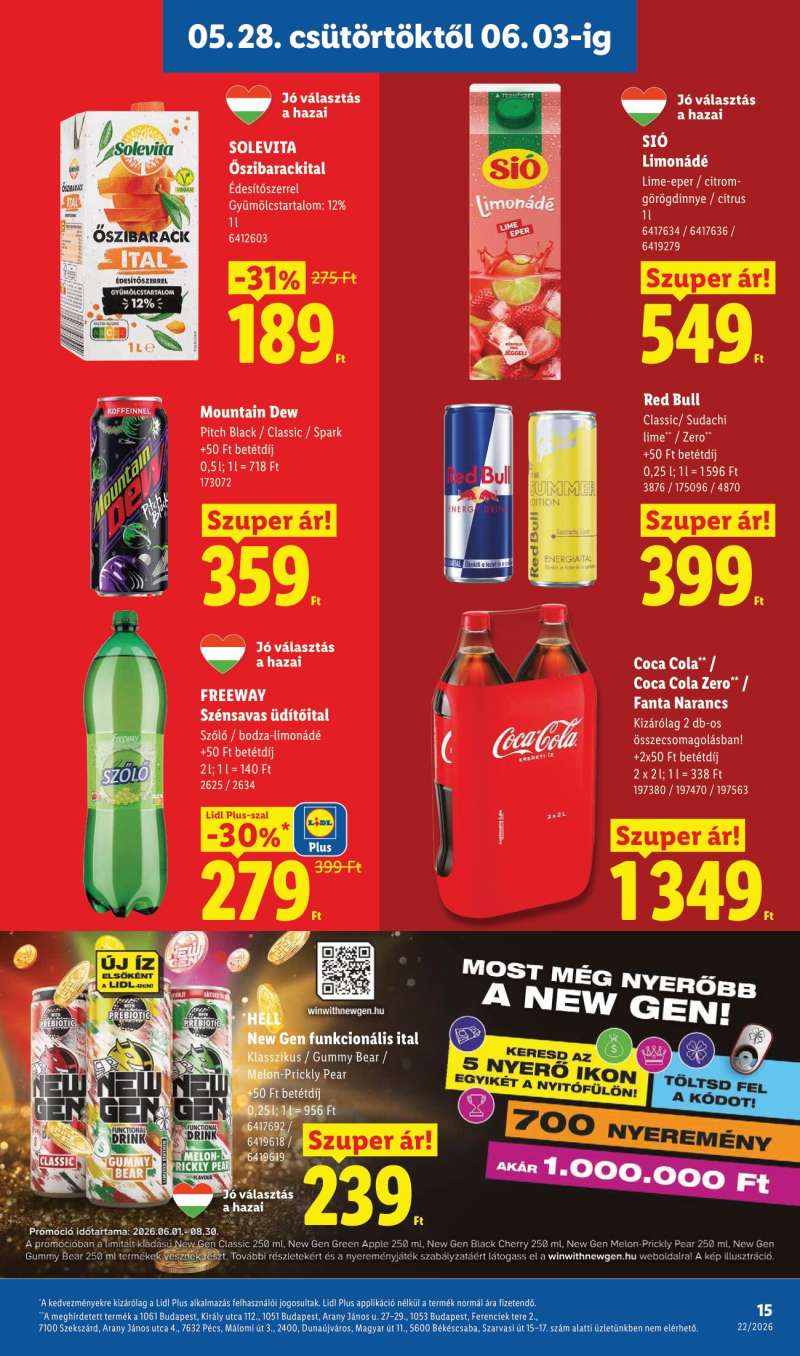 Lidl Akciós Újság 15 oldal