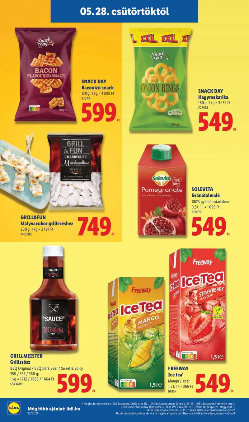 Lidl Akciós Újság 28 oldal