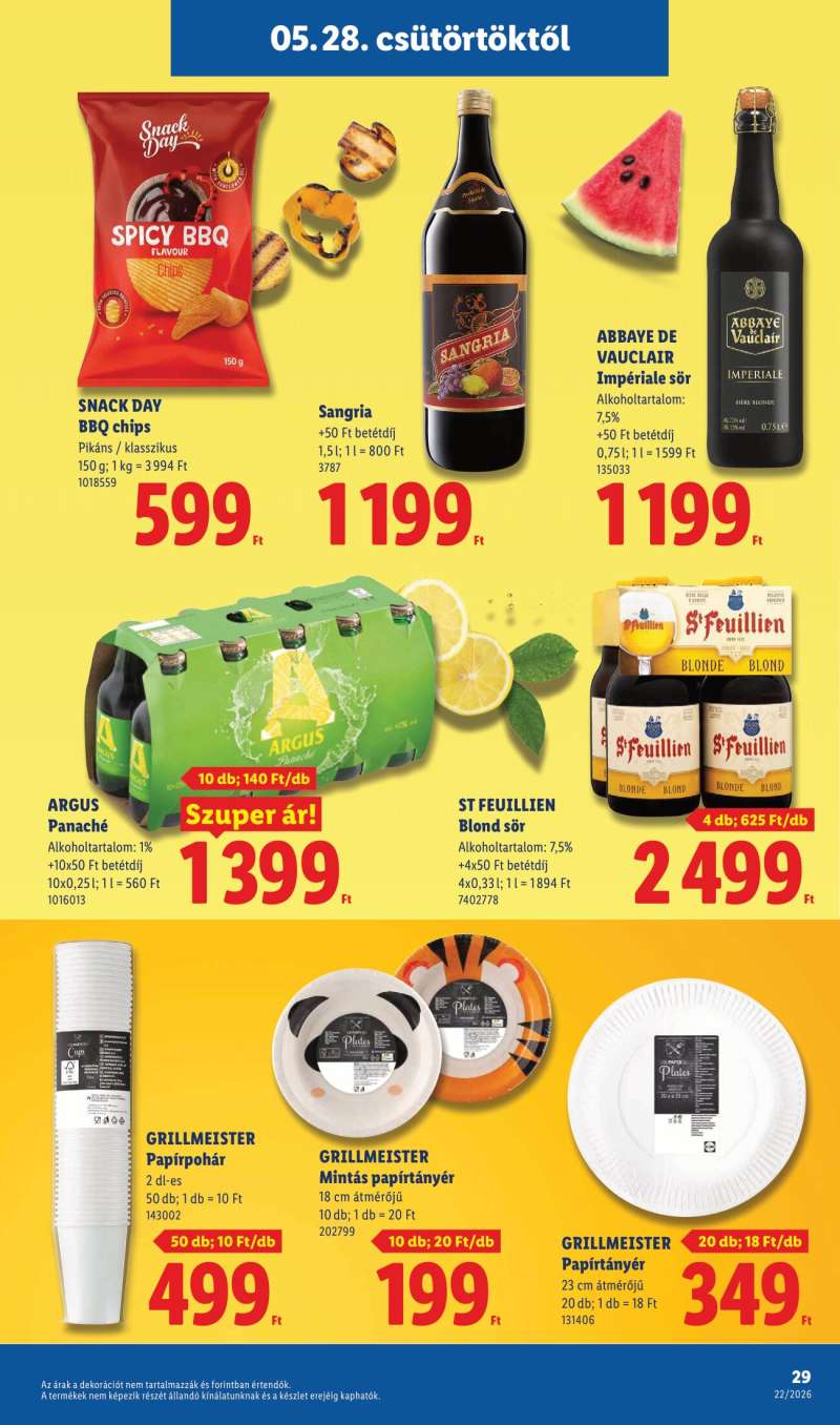 Lidl Akciós Újság 29 oldal