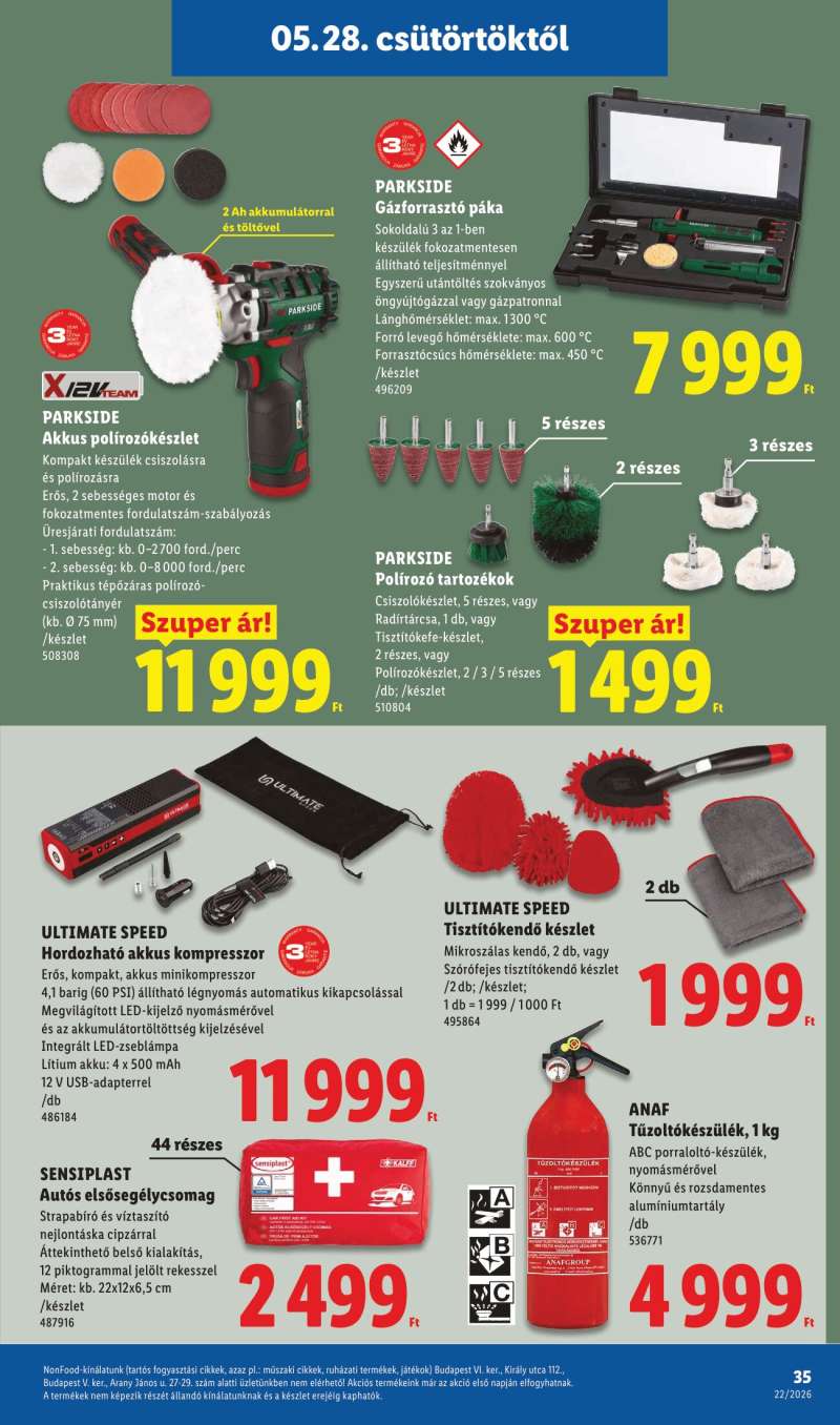 Lidl Akciós Újság 35 oldal
