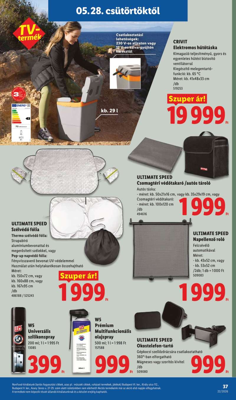 Lidl Akciós Újság 37 oldal
