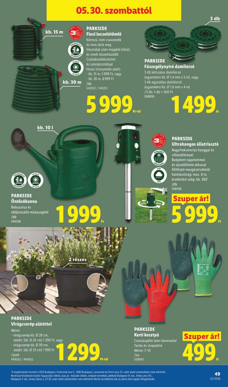 Lidl Akciós Újság 49 oldal