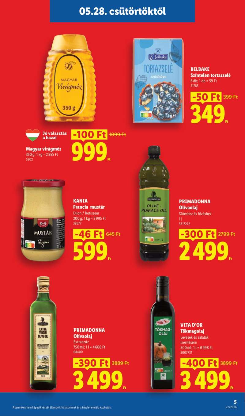 Lidl Akciós Újság 5 oldal