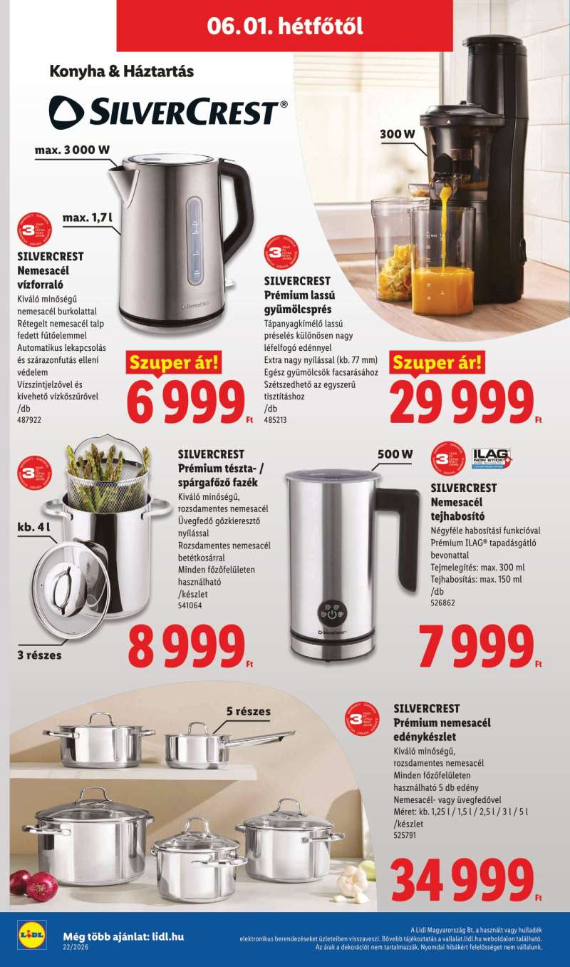 Lidl Akciós Újság 52 oldal