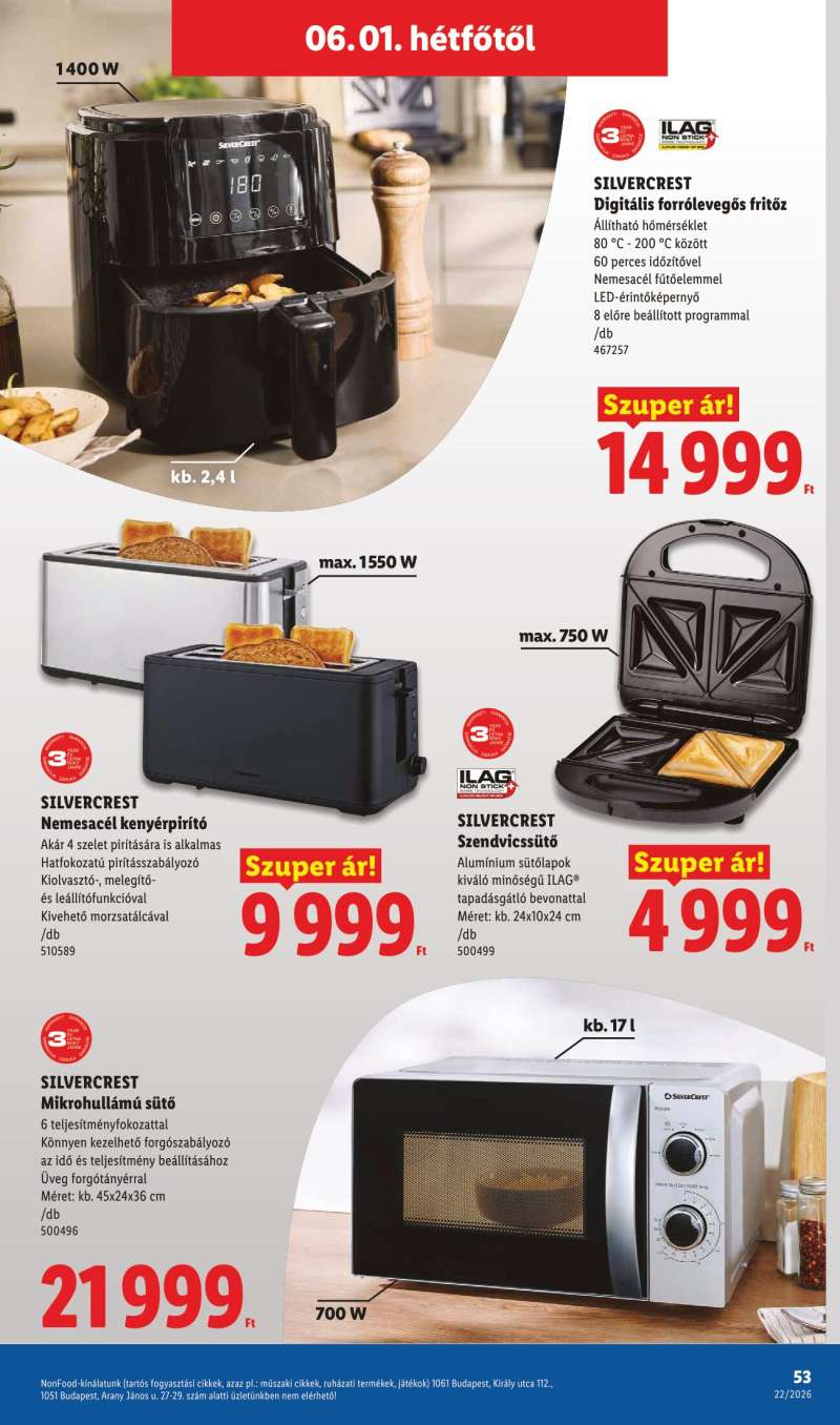 Lidl Akciós Újság 53 oldal