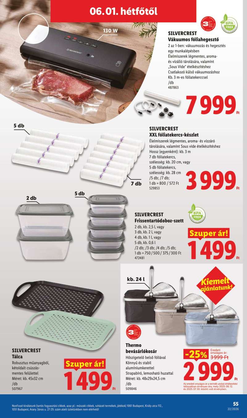 Lidl Akciós Újság 55 oldal