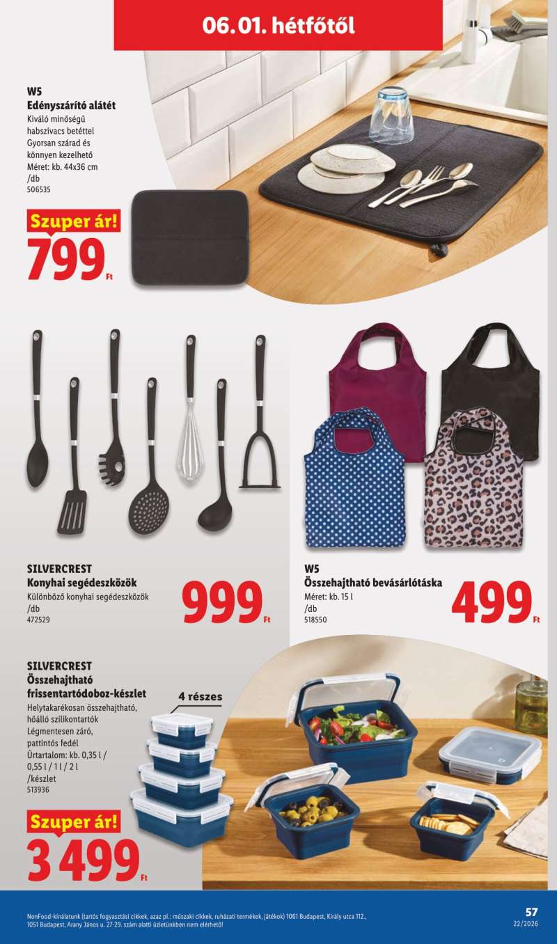 Lidl Akciós Újság 57 oldal