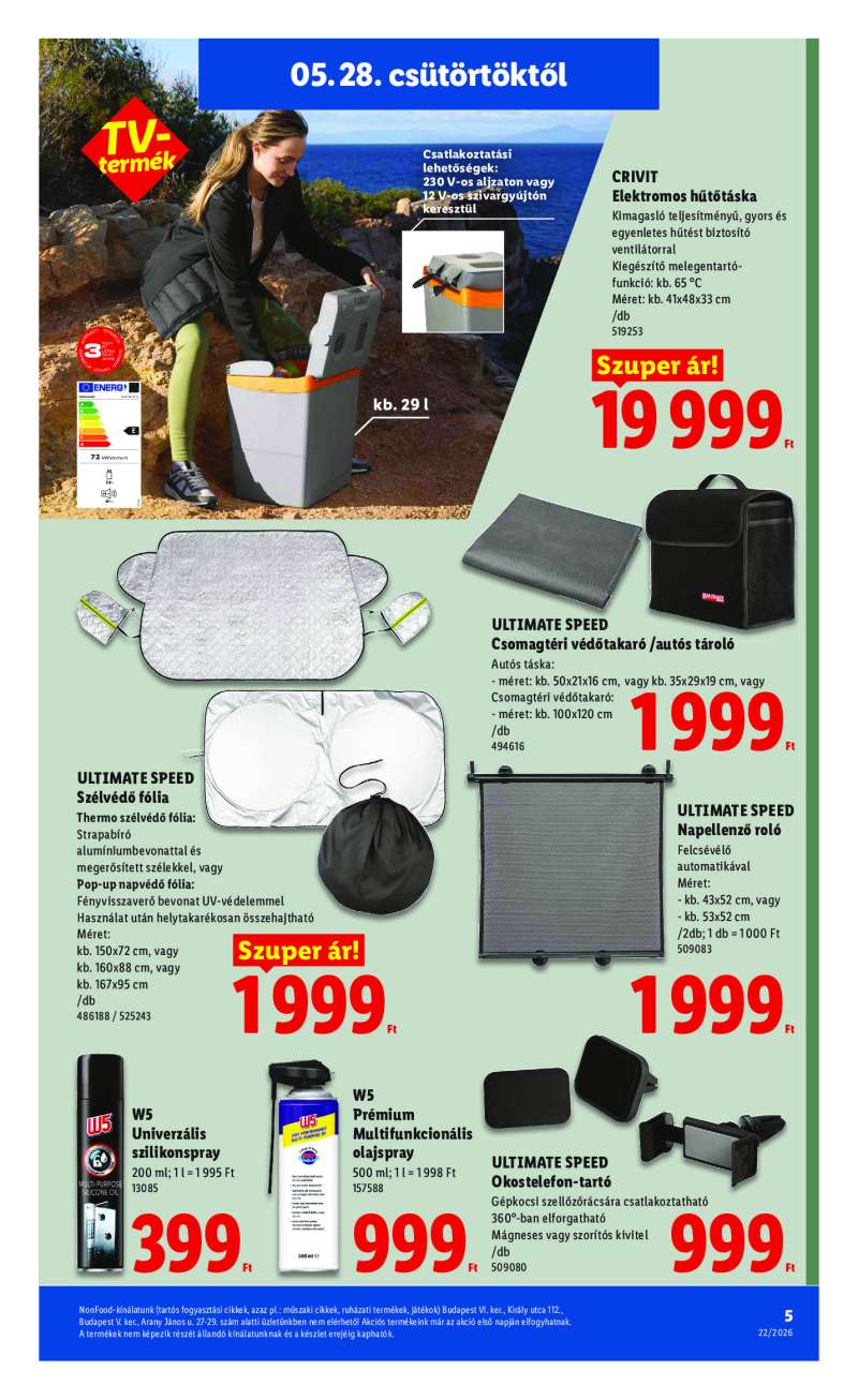Lidl Érvényes 05.28-tól 5 oldal