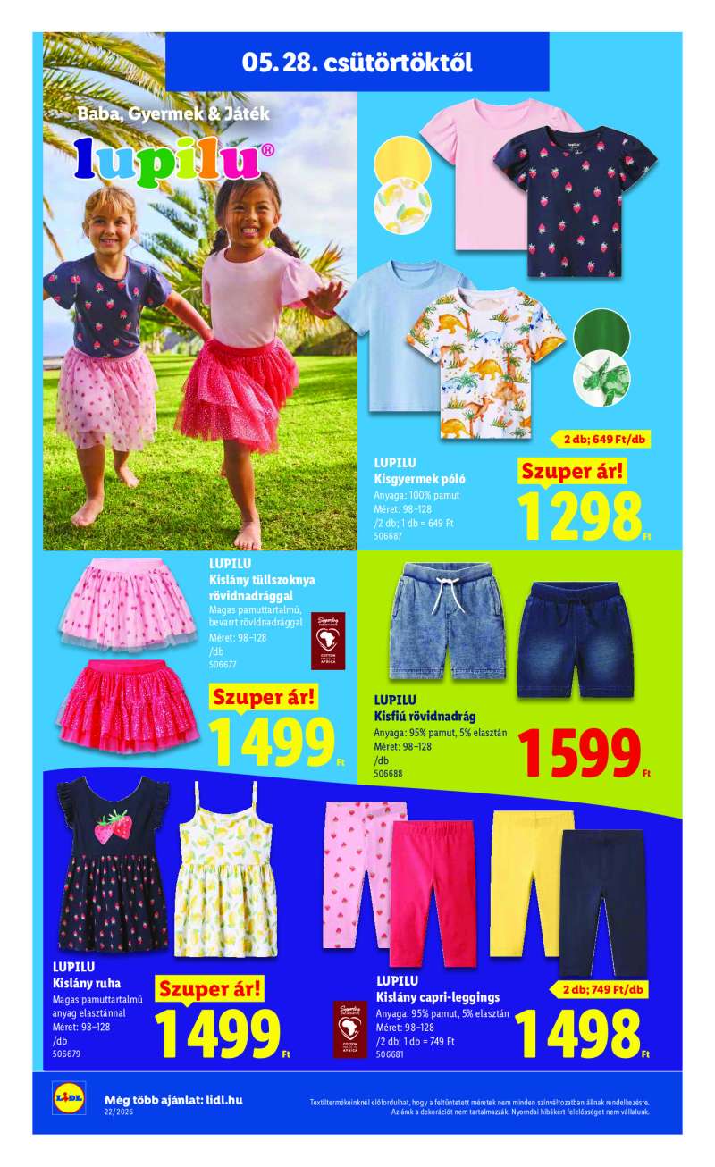 Lidl Érvényes 05.28-tól 6 oldal