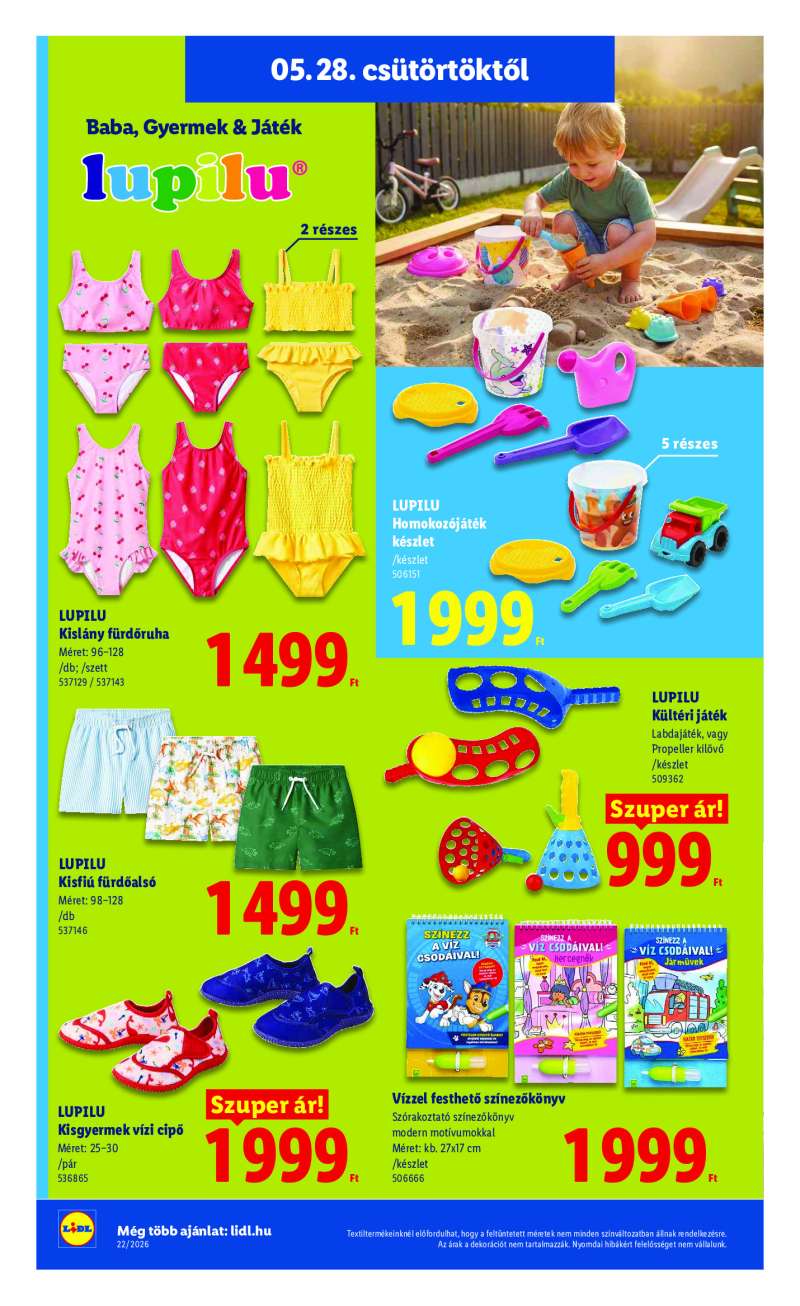 Lidl Érvényes 05.28-tól 8 oldal