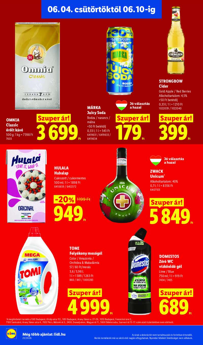 Lidl Érvényes 06.04-től 18 oldal