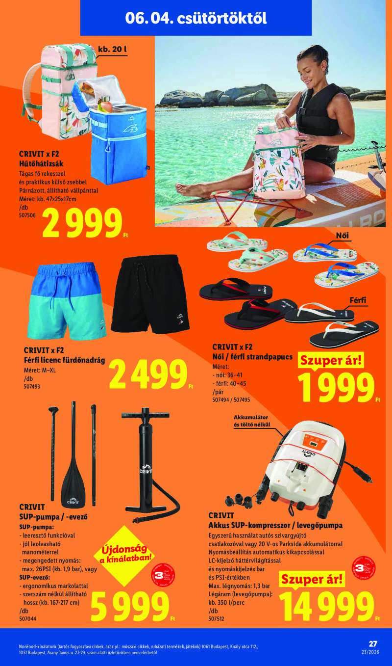 Lidl Érvényes 06.04-től 27 oldal