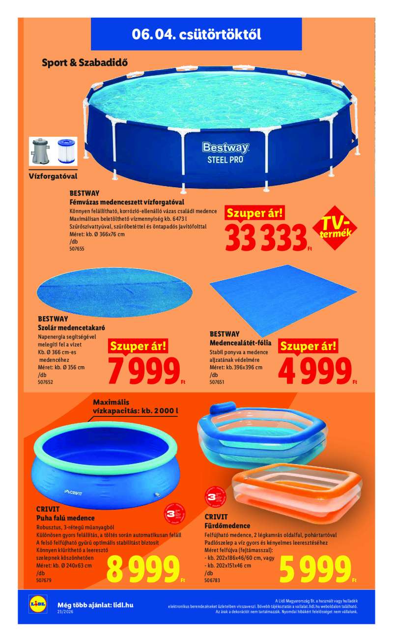 Lidl Érvényes 06.04-től 28 oldal