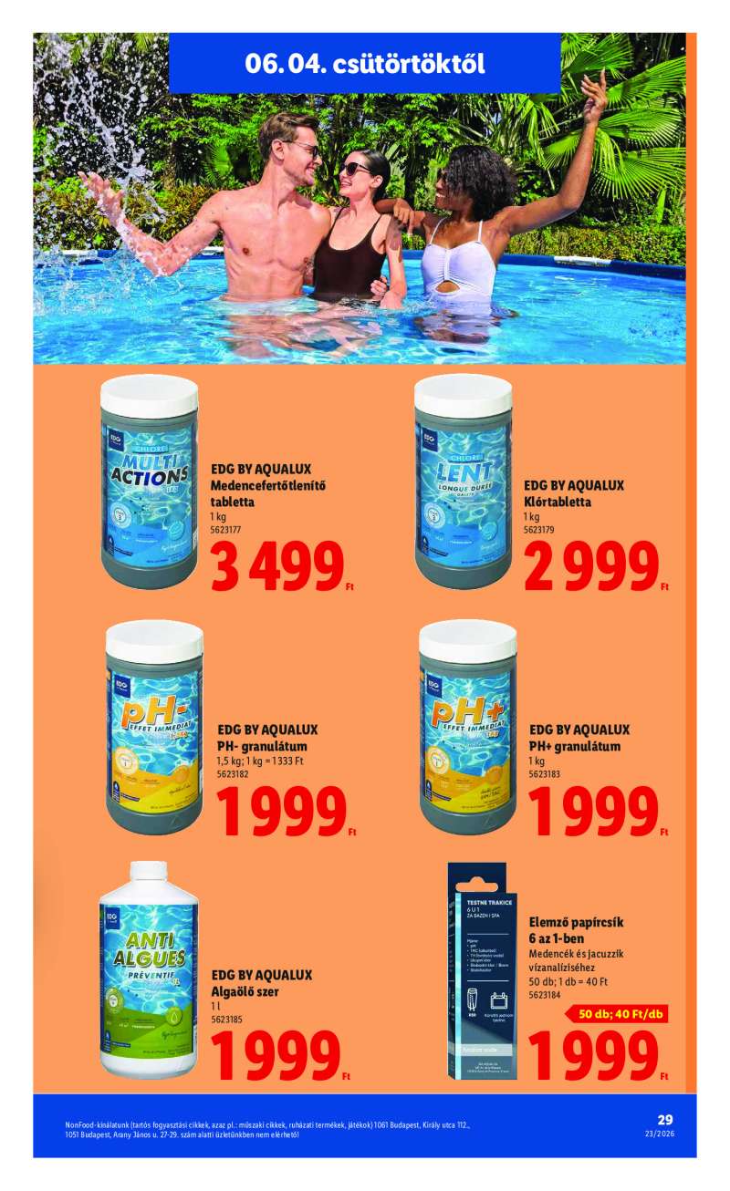 Lidl Érvényes 06.04-től 29 oldal