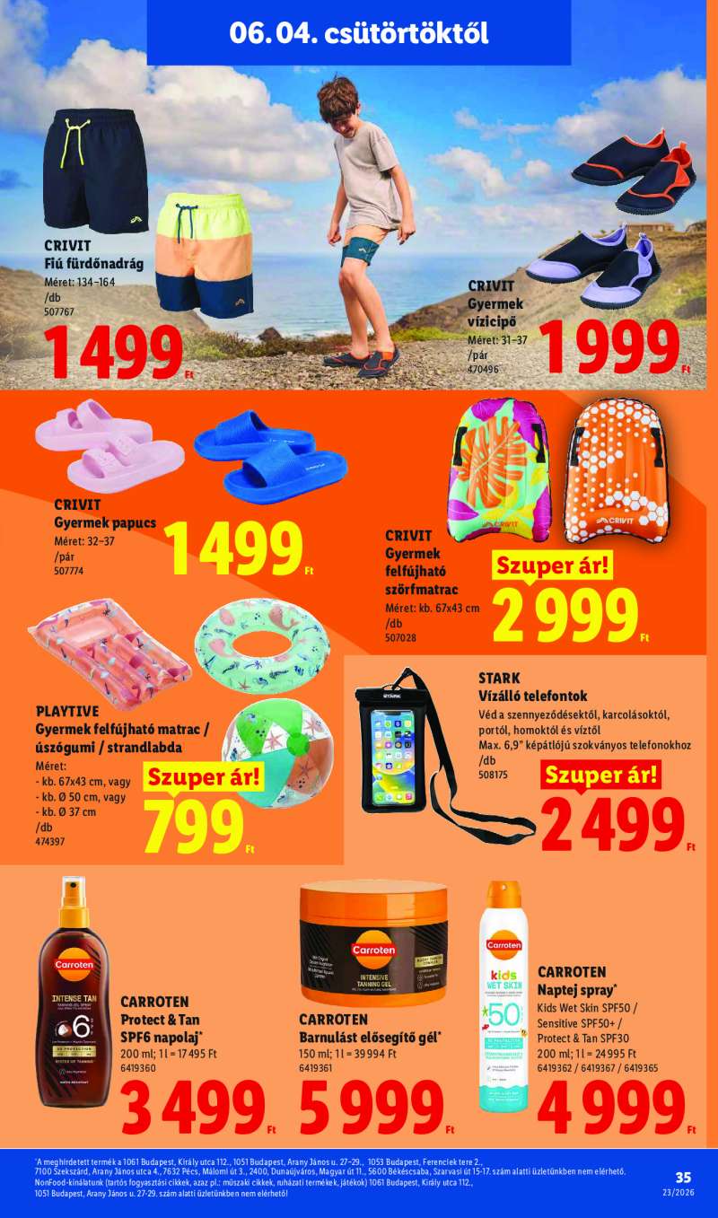 Lidl Érvényes 06.04-től 35 oldal