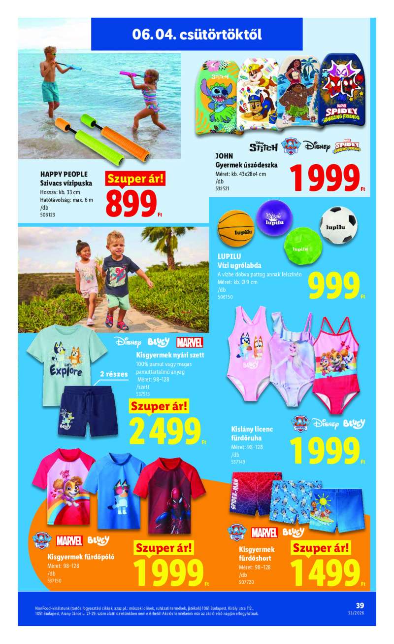 Lidl Érvényes 06.04-től 39 oldal
