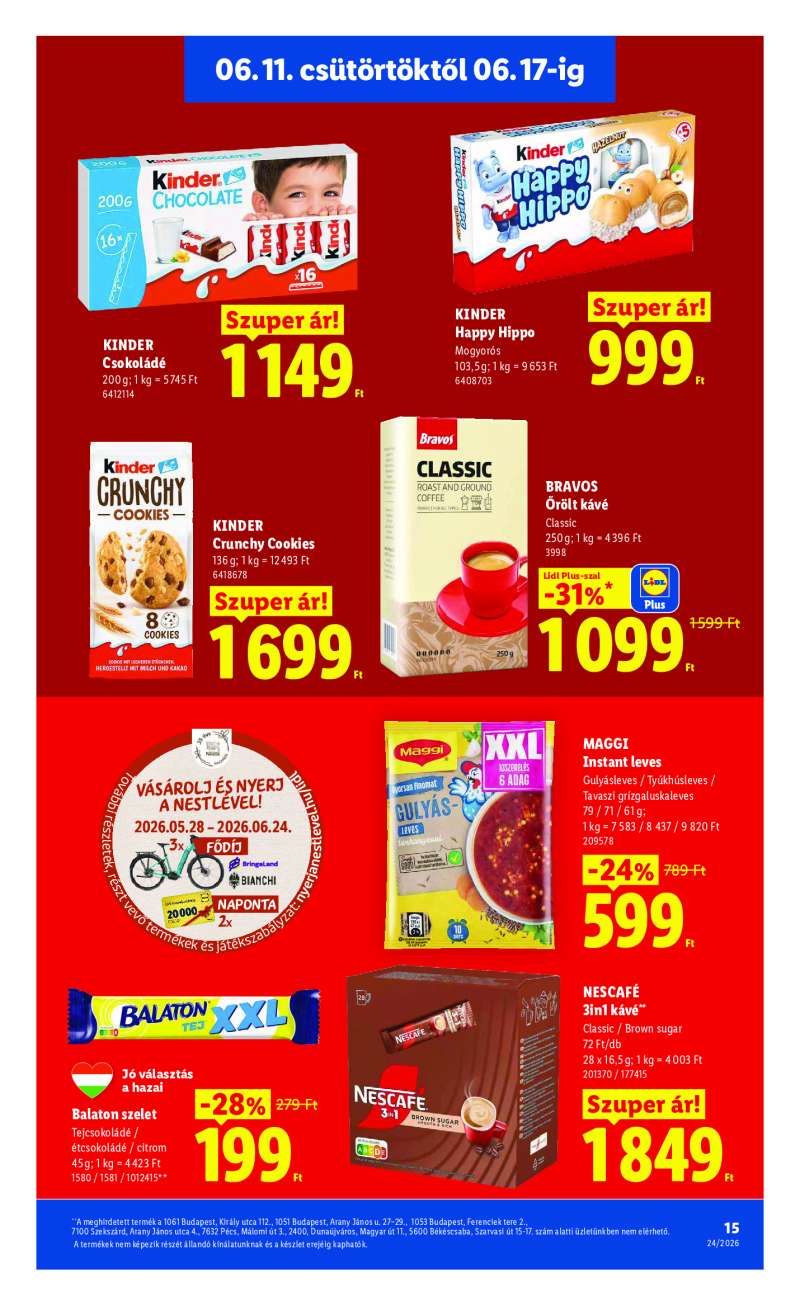 Lidl Érvényes 06.11-től 15 oldal