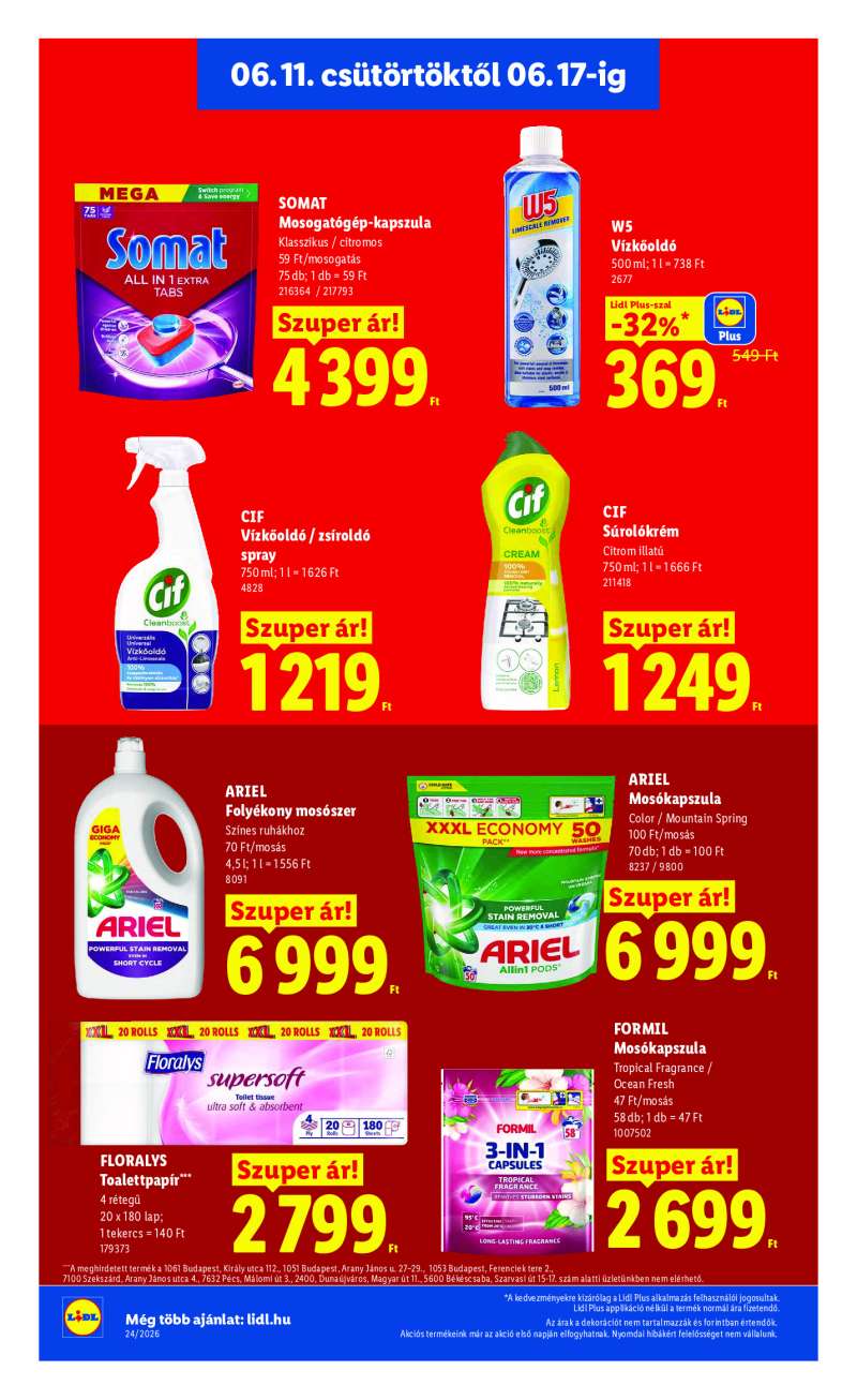 Lidl Érvényes 06.11-től 18 oldal