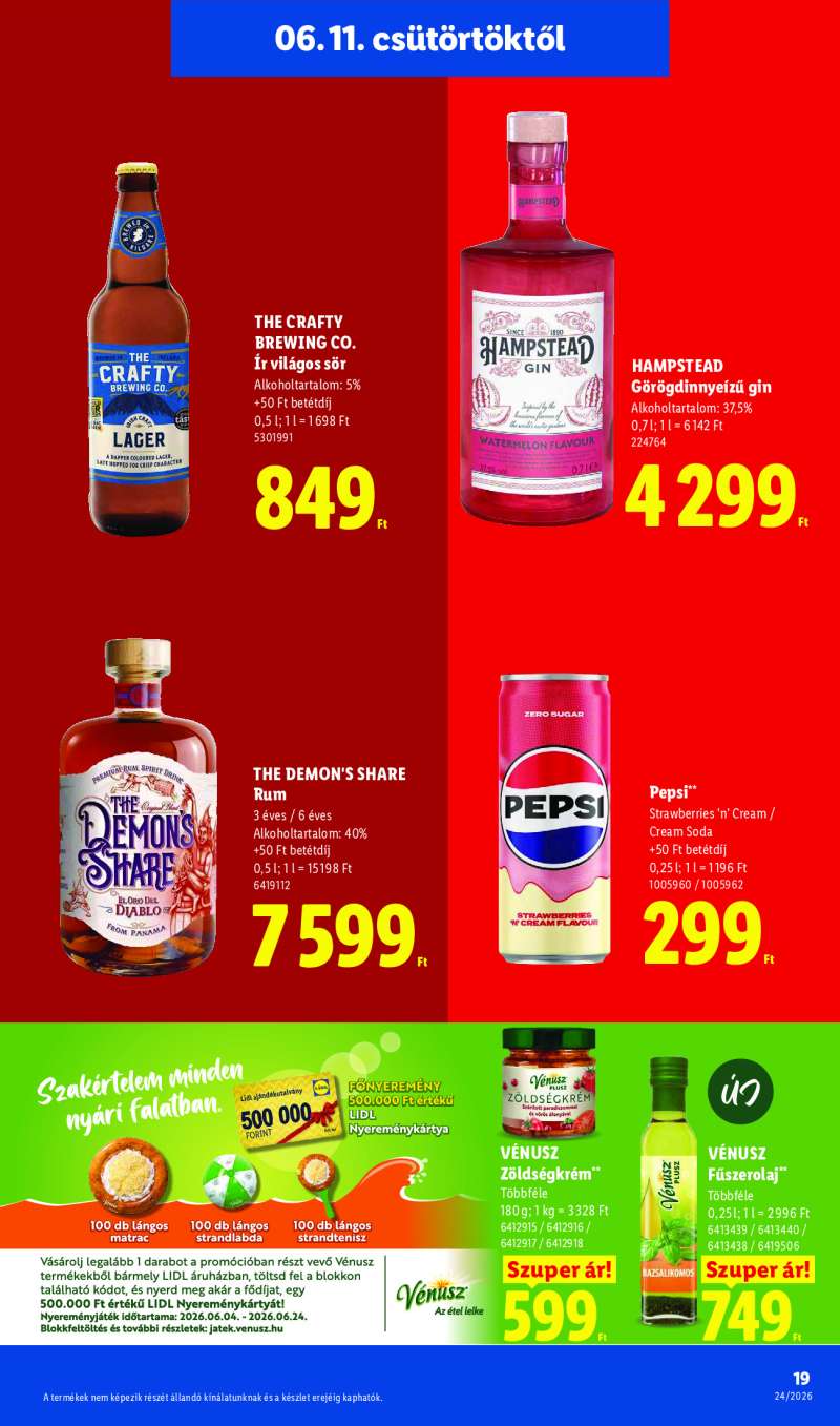 Lidl Érvényes 06.11-től 19 oldal