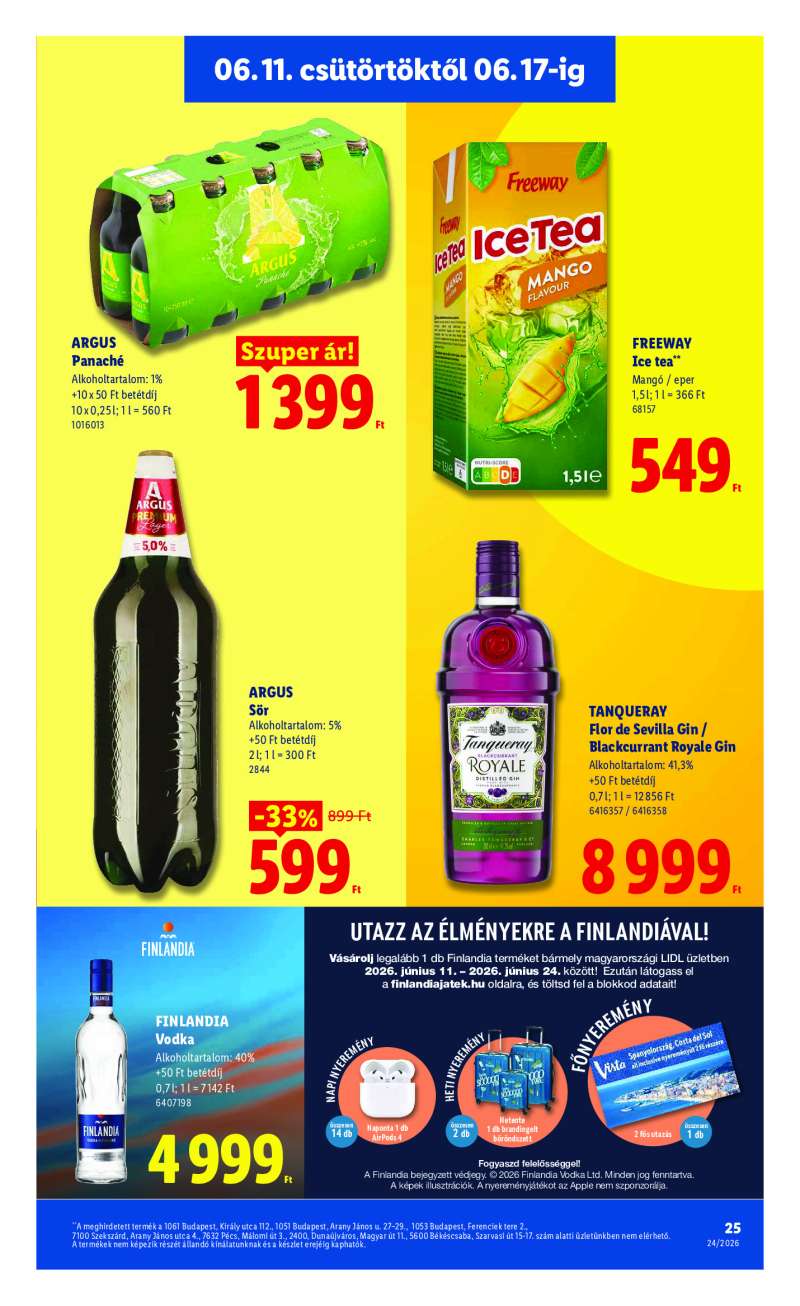 Lidl Érvényes 06.11-től 25 oldal