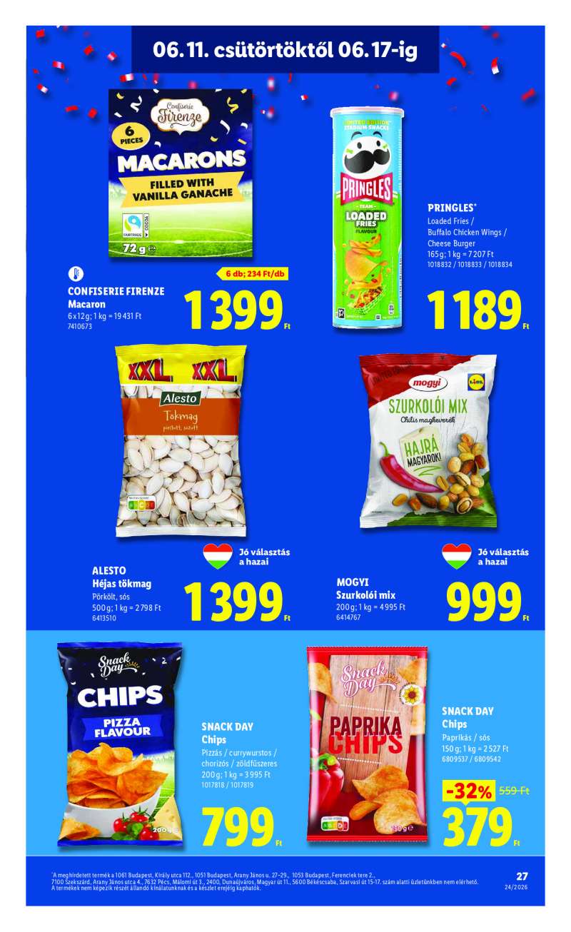 Lidl Érvényes 06.11-től 27 oldal