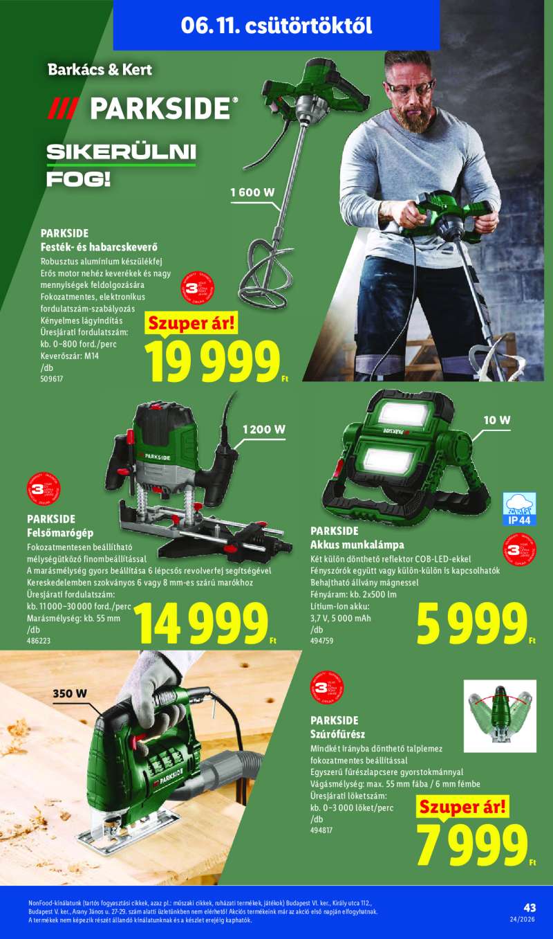 Lidl Érvényes 06.11-től 43 oldal