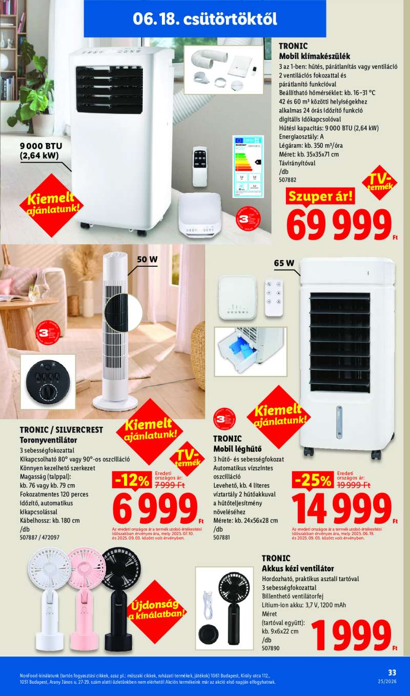 Lidl Érvényes 06.18-tól 33 oldal