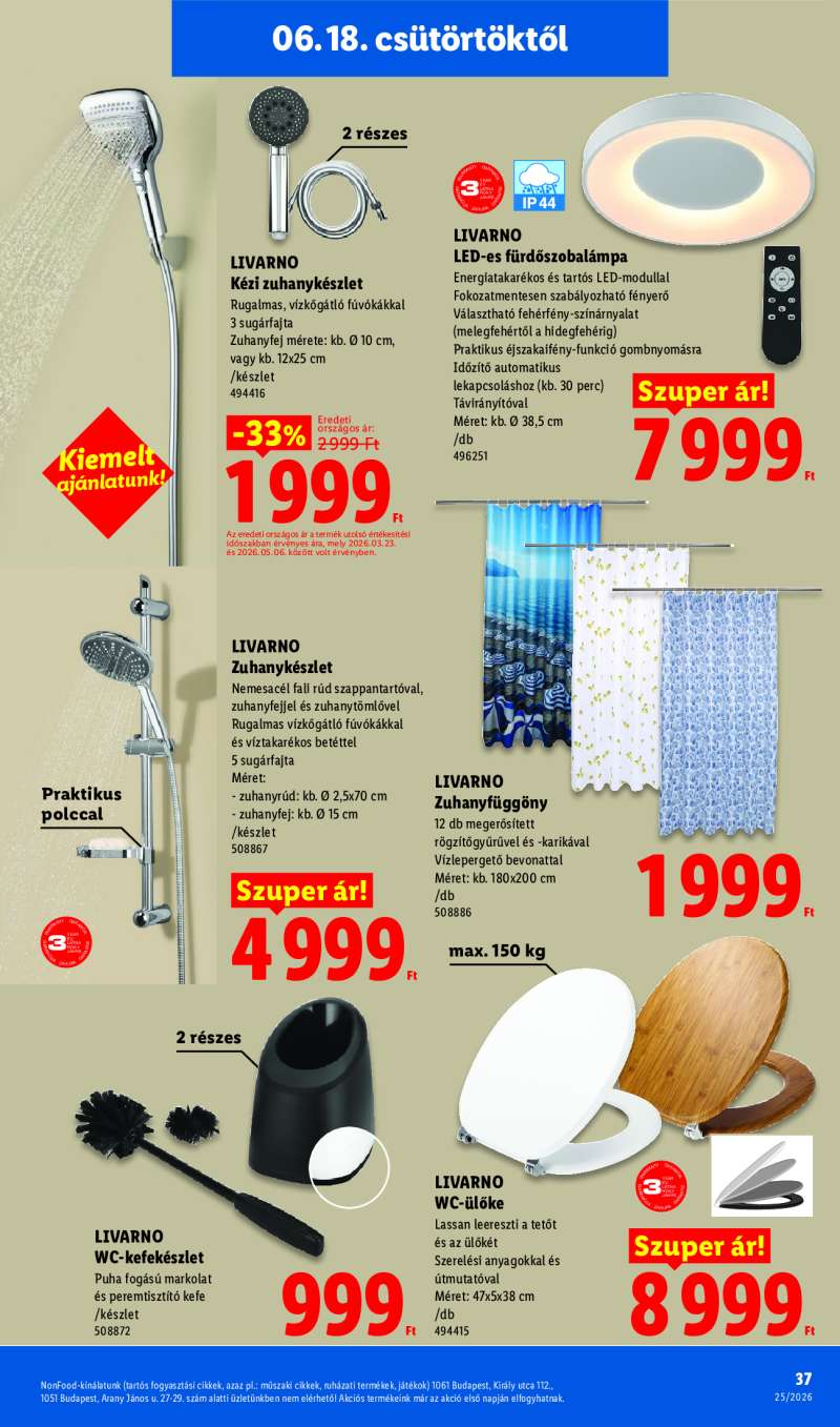Lidl Érvényes 06.18-tól 37 oldal