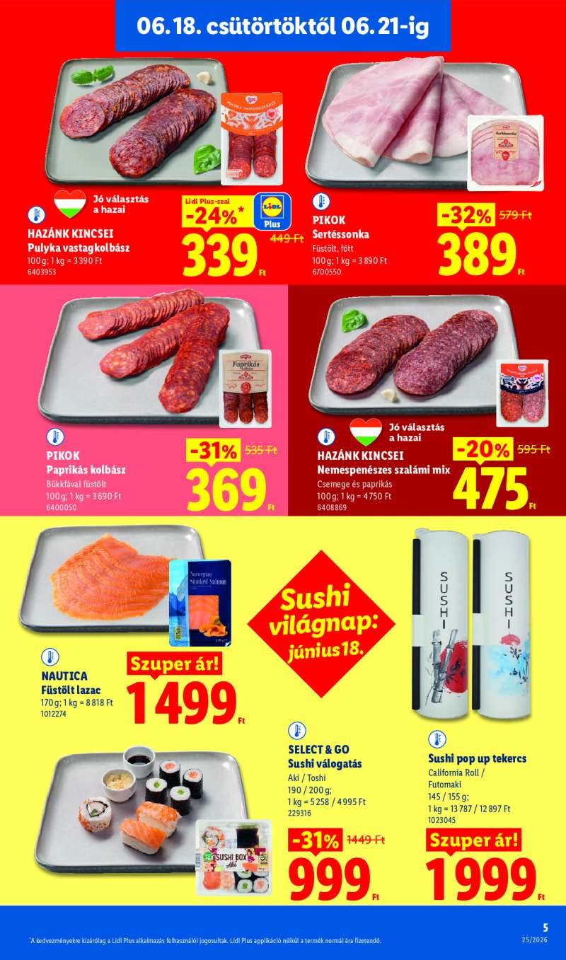 Lidl Érvényes 06.18-tól 5 oldal