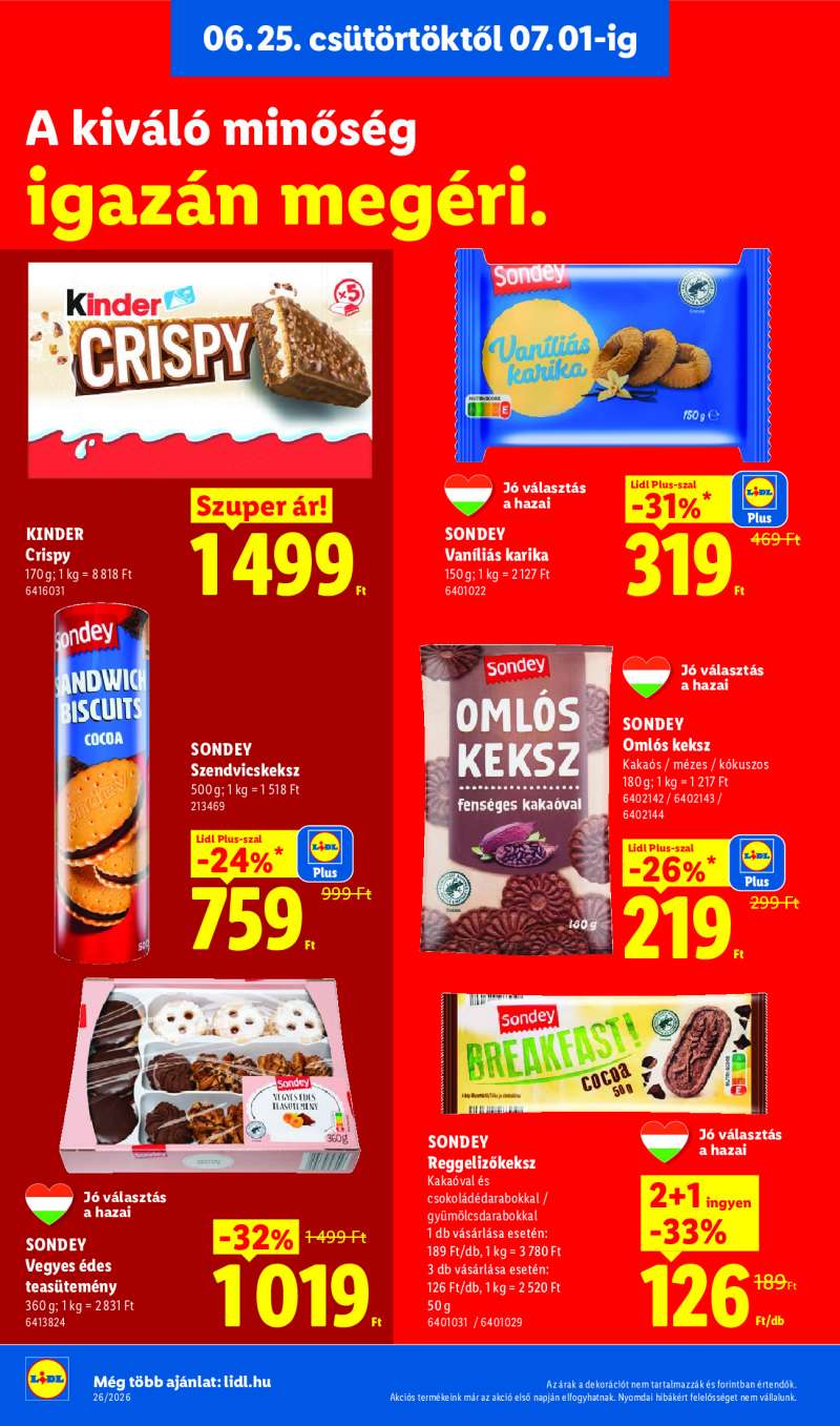 Lidl Érvényes 06.25-től 10 oldal