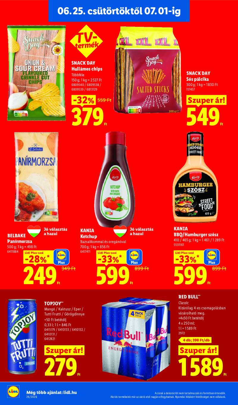 Lidl Érvényes 06.25-től 12 oldal
