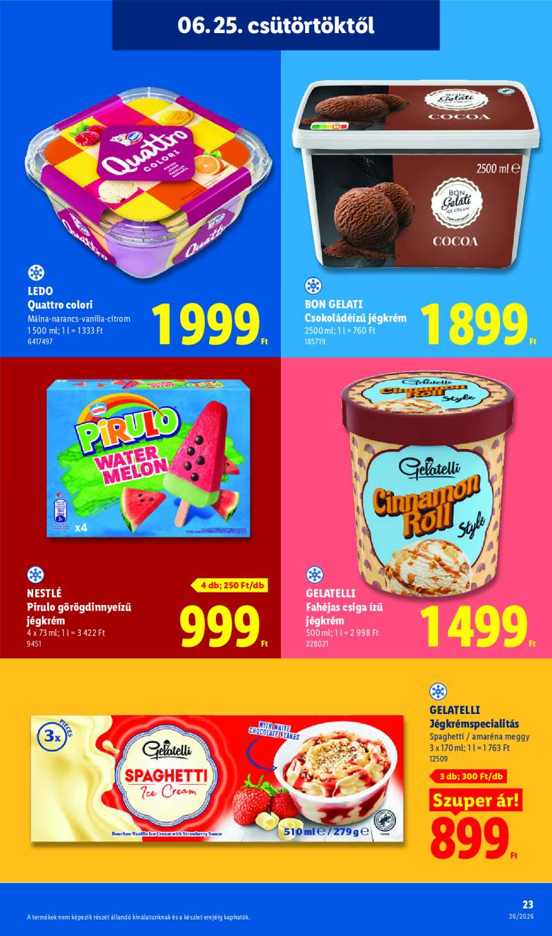 Lidl Érvényes 06.25-től 23 oldal