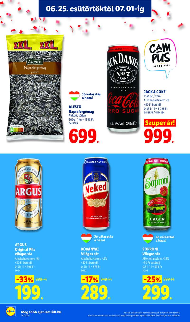Lidl Érvényes 06.25-től 26 oldal