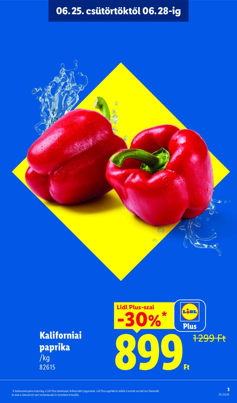 Lidl Érvényes 06.25-től 3 oldal