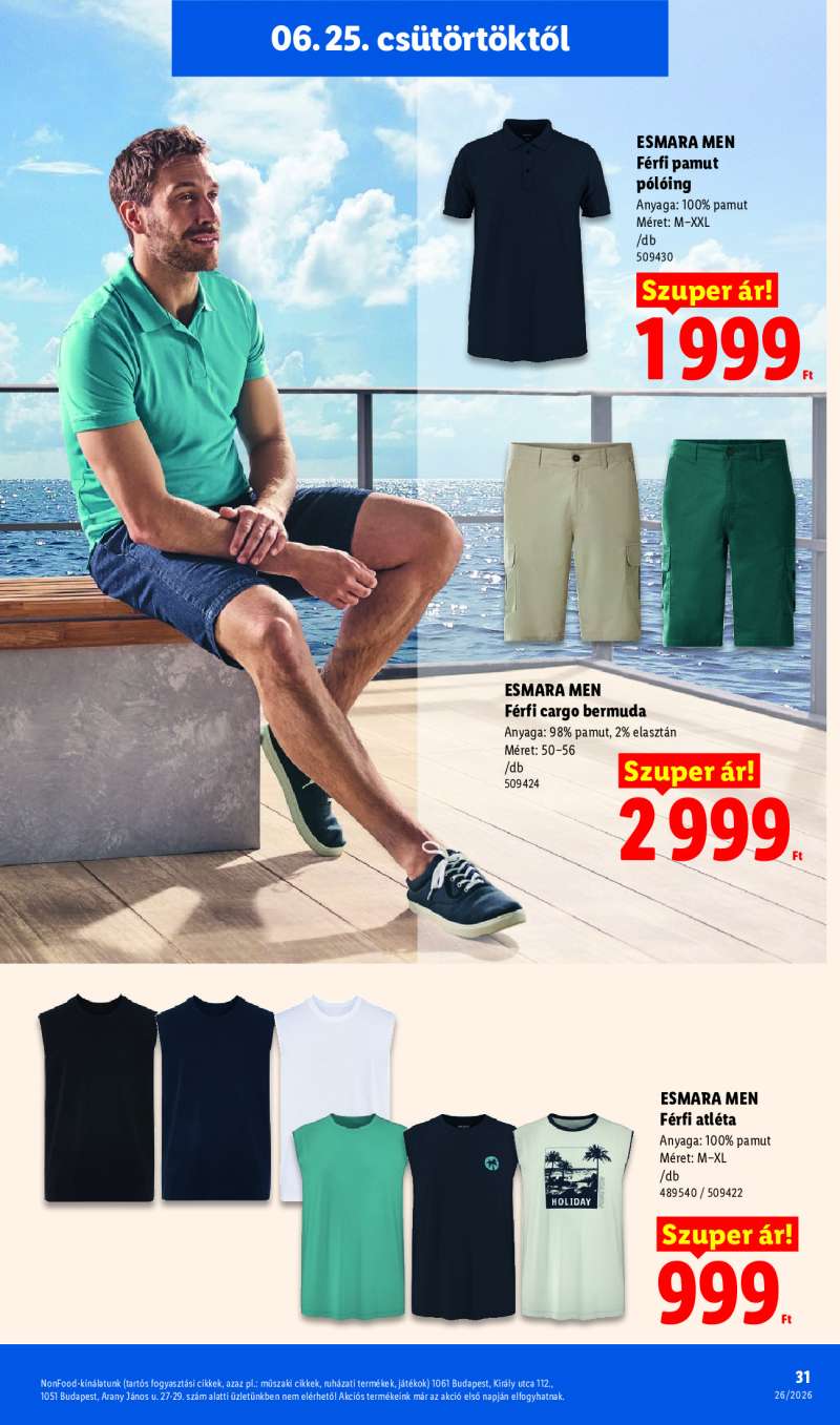 Lidl Érvényes 06.25-től 31 oldal