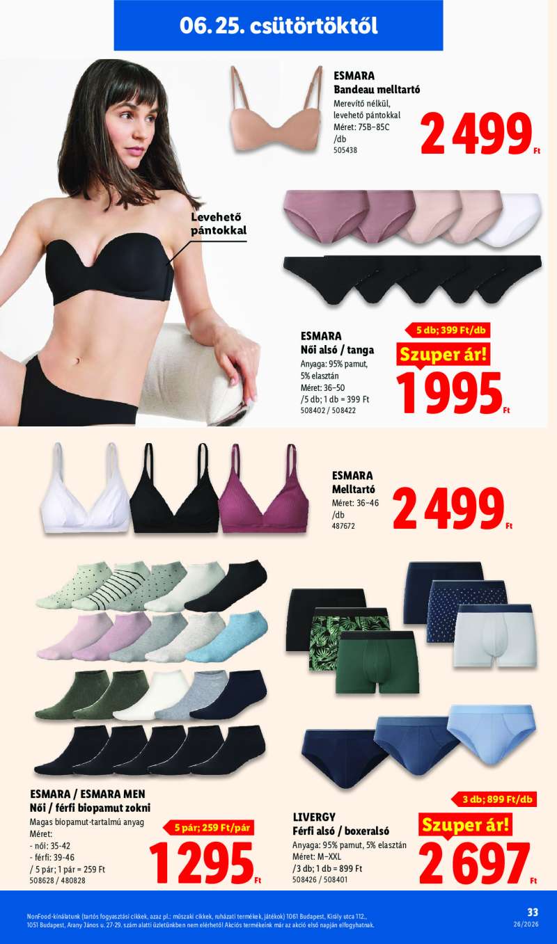 Lidl Érvényes 06.25-től 33 oldal