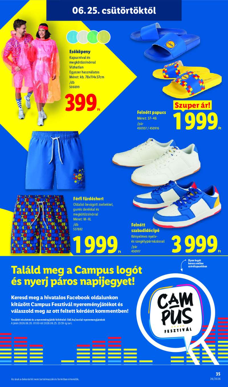 Lidl Érvényes 06.25-től 35 oldal