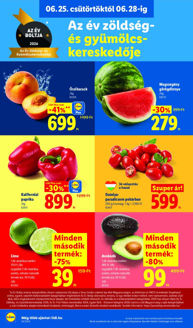 Lidl Érvényes 06.25-től 4 oldal
