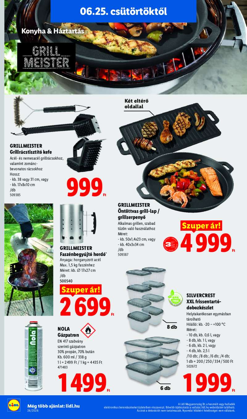 Lidl Érvényes 06.25-től 40 oldal
