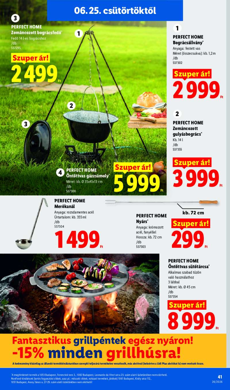 Lidl Érvényes 06.25-től 41 oldal