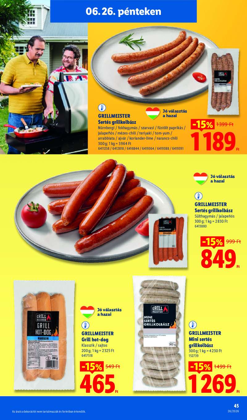 Lidl Érvényes 06.25-től 45 oldal