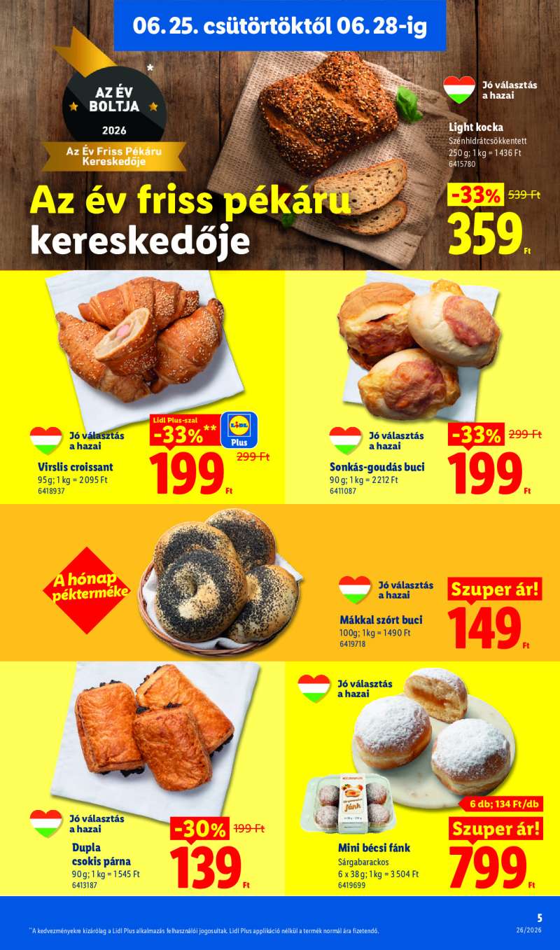 Lidl Érvényes 06.25-től 5 oldal