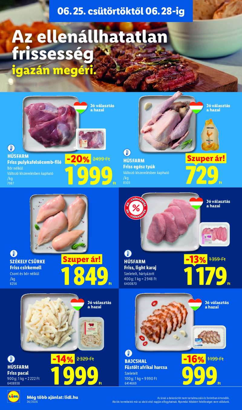 Lidl Érvényes 06.25-től 6 oldal