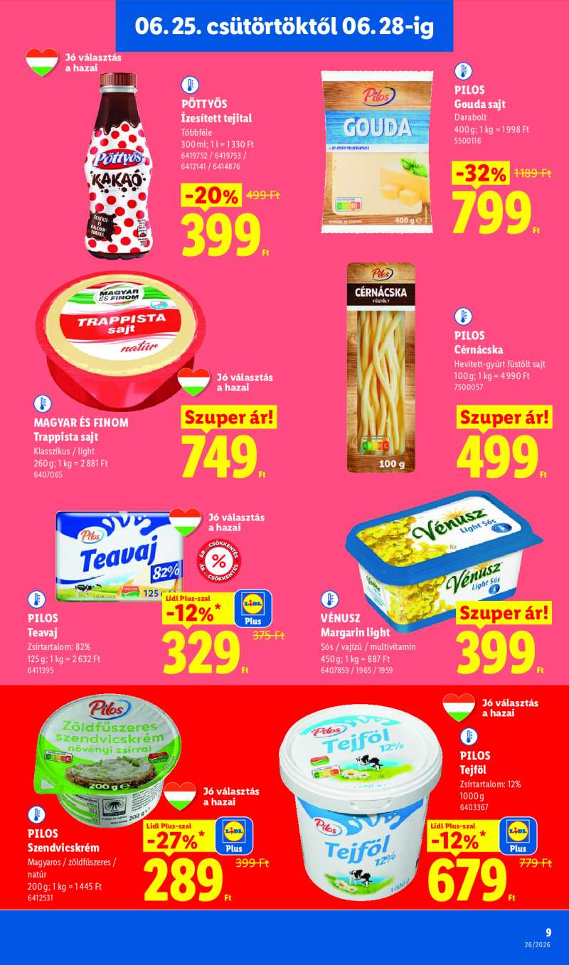 Lidl Érvényes 06.25-től 9 oldal