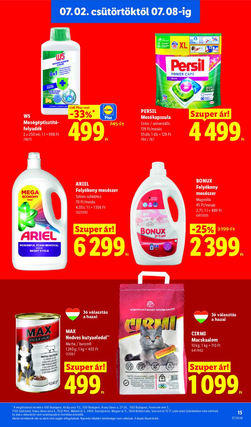 Lidl Érvényes 07.02-től 15 oldal